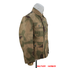 German Camo tunic,German uniforms,SS uniforms,Wehrmacht uniforms,German camouflage jacket,WW2 uniforms,Splinter 42 Revered Color,WW2 camo,WWII camo,WW2 German camouflage,WWII German camouflage,German Camo Uniform,M44 tunic,Marsh Sumpfsmuster 44