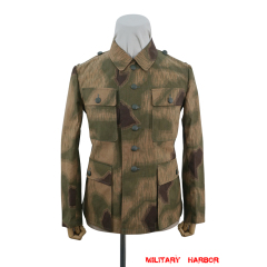 WWII German Heer Marsh Sumpfsmuster 43 Camo M43 field tunic German Camo tunic,German uniforms,SS uniforms,Wehrmacht uniforms,German camouflage jacket,WW2 uniforms,Splinter 42 Revered Color,WW2 camo,WWII camo,WW2 German camouflage,WWII German camouflage,German Camo Uniform,M44 tunic,Marsh Sumpfsmuster 44