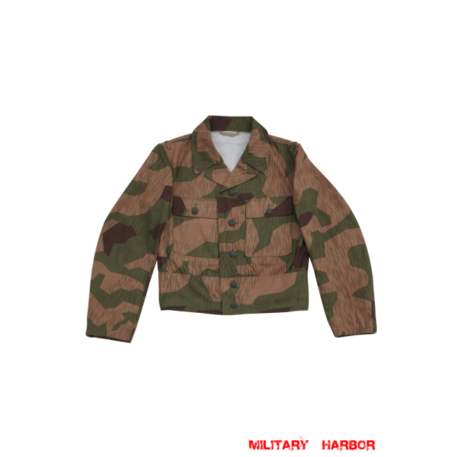 WWII German Heer Splinter 42 Reversed Color Camo M44 field tunic German Camo tunic,German uniforms,SS uniforms,Wehrmacht uniforms,German camouflage jacket,WW2 uniforms,Splinter 42 Revered Color,WW2 camo,WWII camo,WW2 German camouflage,WWII German camouflage,German Camo Uniform,M43 tunic