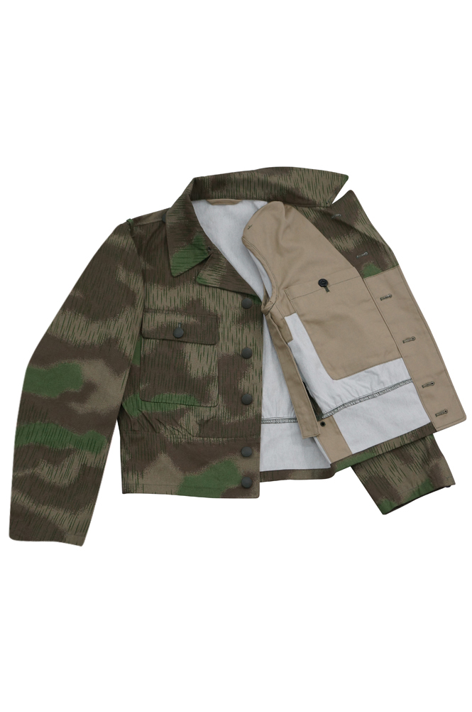 German Camo tunic,German uniforms,SS uniforms,Wehrmacht uniforms,German camouflage jacket,WW2 uniforms,Splinter 42 Revered Color,WW2 camo,WWII camo,WW2 German camouflage,WWII German camouflage,German Camo Uniform,M44 tunic,Marsh Sumpfsmuster 44