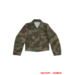 WWII German Heer Marsh Sumpfsmuster 44 with Splinter Color Camo M44 field tunic German Camo tunic,German uniforms,SS uniforms,Wehrmacht uniforms,German camouflage jacket,WW2 uniforms,Splinter 42 Revered Color,WW2 camo,WWII camo,WW2 German camouflage,WWII German camouflage,German Camo Uniform,M44 tunic,Marsh Sumpfsmuster 44