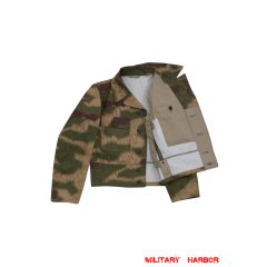 German Camo tunic,German uniforms,SS uniforms,Wehrmacht uniforms,German camouflage jacket,WW2 uniforms,Splinter 42 Revered Color,WW2 camo,WWII camo,WW2 German camouflage,WWII German camouflage,German Camo Uniform,M44 tunic,Marsh Sumpfsmuster 44