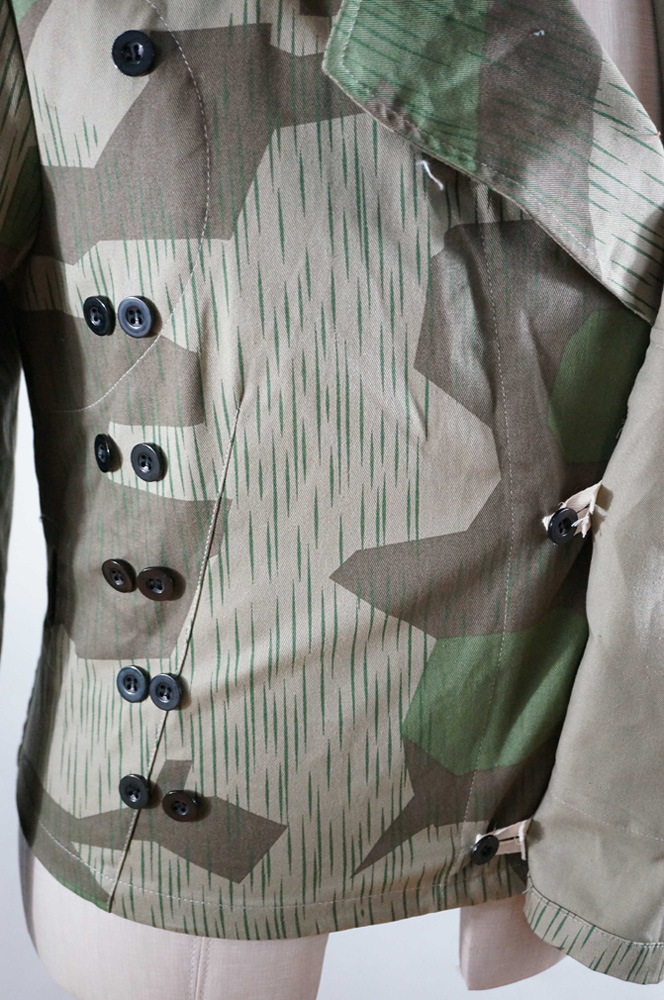 German Camo Panzer tunic,German panzer uniforms,SS uniforms,Wehrmacht uniforms,Splinter,german camouflage jacket,WW2 uniforms