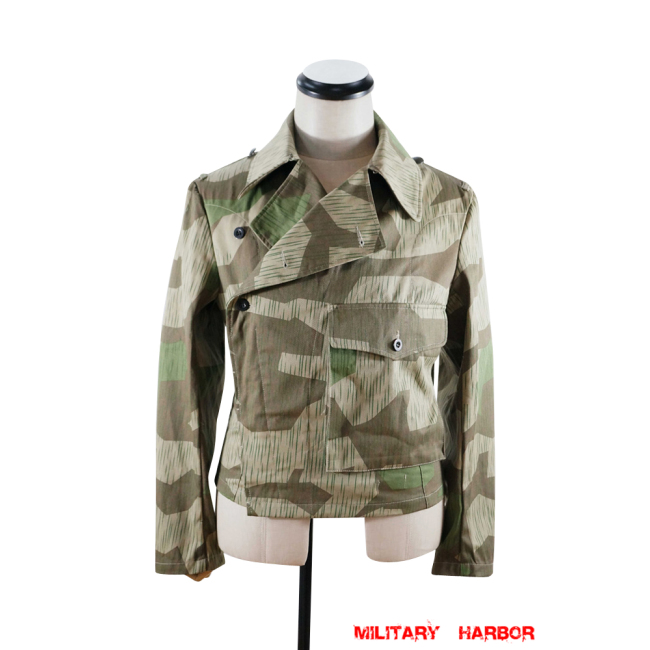 WWII German Heer Splinter camo panzer wrap/jacket German Camo Panzer tunic,German panzer uniforms,SS uniforms,Wehrmacht uniforms,Splinter,german camouflage jacket,WW2 uniforms