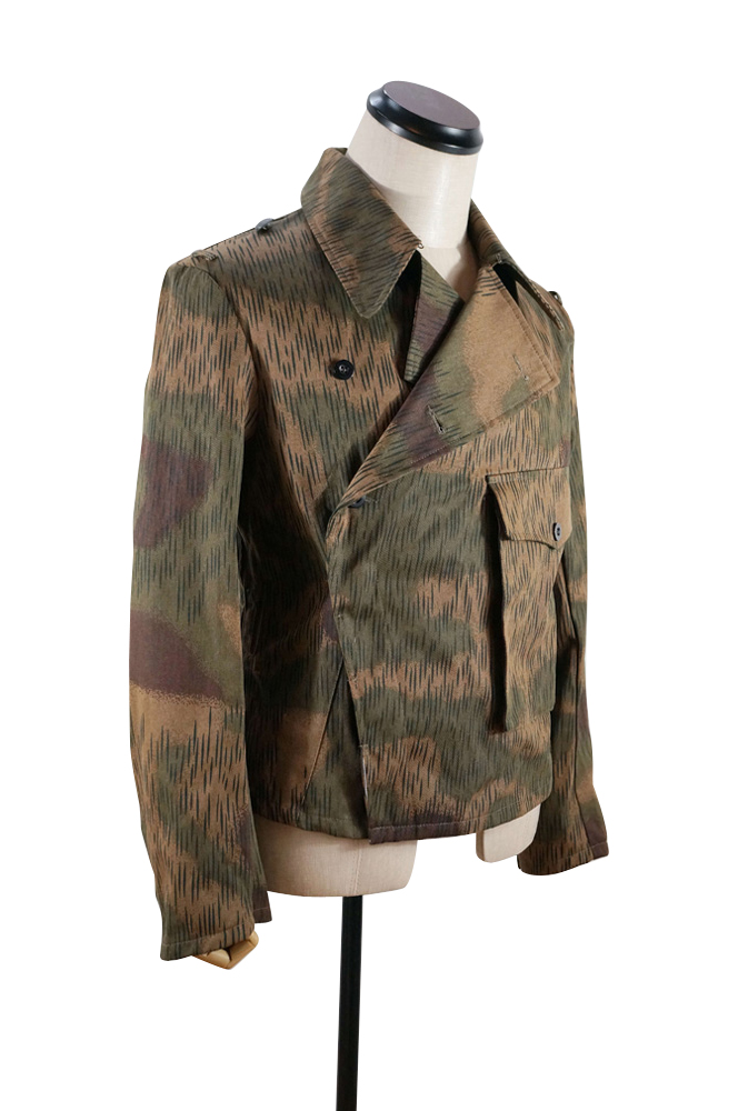 German Camo Panzer tunic,German panzer uniforms,SS uniforms,Wehrmacht uniforms,Tan and water,german camouflage jacket,WW2 uniforms