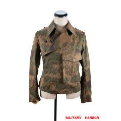 WWII German Heer Tan and water camo panzer wrap/jacket German Camo Panzer tunic,German panzer uniforms,SS uniforms,Wehrmacht uniforms,Tan and water,german camouflage jacket,WW2 uniforms