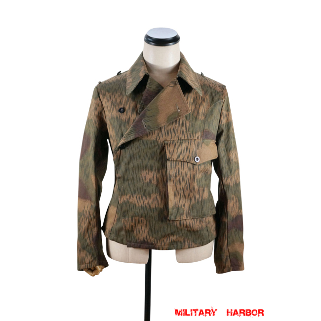 WWII German Heer Tan and water camo panzer wrap/jacket German Camo Panzer tunic,German panzer uniforms,SS uniforms,Wehrmacht uniforms,Tan and water,german camouflage jacket,WW2 uniforms