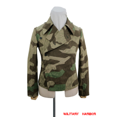WWII German Heer Splinter 31 Spring Camo panzer wrap jacket type I German Camo Panzer tunic,German panzer uniforms,SS uniforms,Wehrmacht uniforms,Splinter,german camouflage jacket,WW2 uniforms