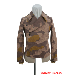 WWII German Heer Splinter 41 Brown Variation Camo panzer wrap jacket type I German Camo Panzer tunic,German panzer uniforms,SS uniforms,Wehrmacht uniforms,Splinter,german camouflage jacket,WW2 uniforms