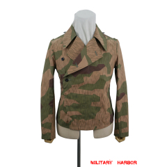 WWII German Heer Splinter 42 Reversed Color Camo panzer wrap jacket type I German Camo Panzer tunic,German panzer uniforms,SS uniforms,Wehrmacht uniforms,Splinter,german camouflage jacket,WW2 uniforms