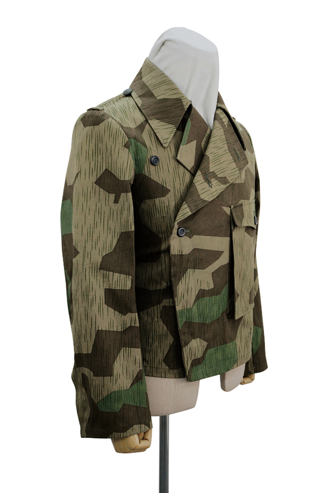 German Camo Panzer tunic,German panzer uniforms,SS uniforms,Wehrmacht uniforms,Splinter,german camouflage jacket,WW2 uniforms