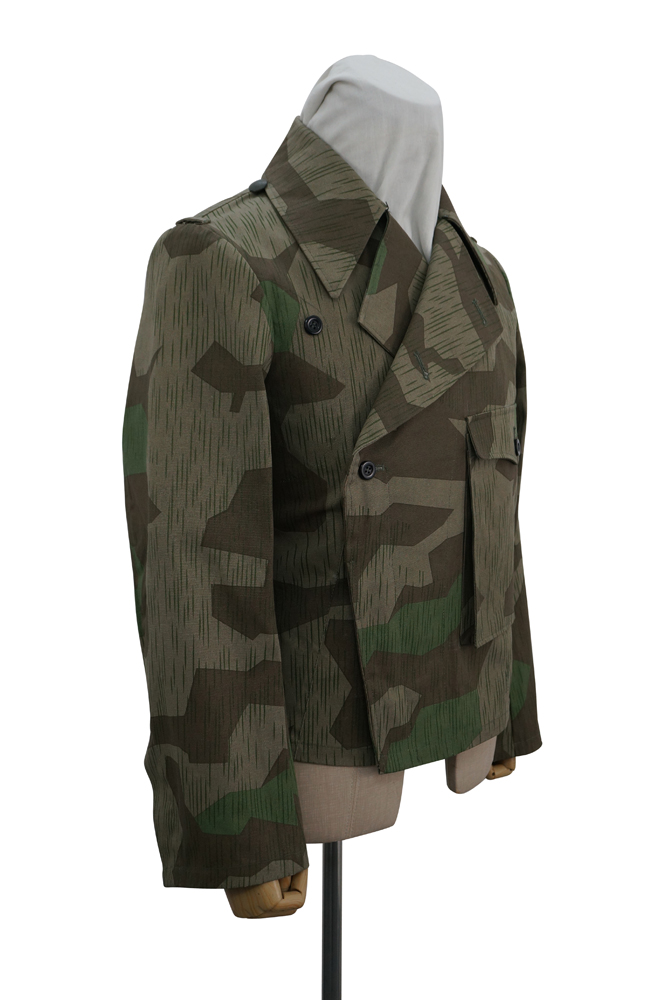 German Camo Panzer tunic,German panzer uniforms,SS uniforms,Wehrmacht uniforms,Splinter,german camouflage jacket,WW2 uniforms