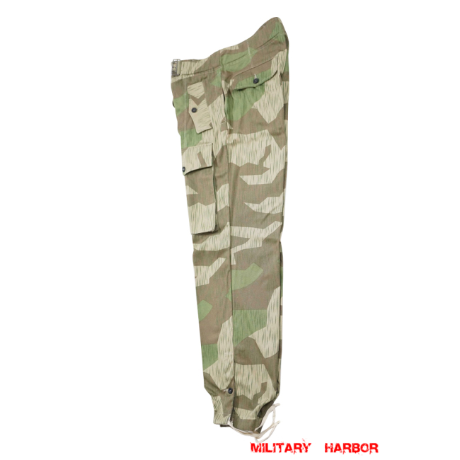 WWII German Heer Splinter camo panzer trousers German Camo Panzer trousers,German panzer uniforms,SS uniforms,Wehrmacht uniforms,Splinter,german camouflage jacket,WW2 uniforms