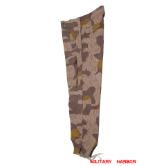 WWII German Heer Splinter 41 Brown Variation Camo panzer trousers German Camo Panzer Trousers,German panzer uniforms,SS uniforms,Wehrmacht uniforms,Splinter,german camouflage jacket,WW2 uniforms