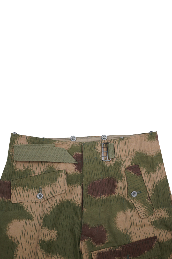 German Camo Panzer Trousers,German panzer uniforms,SS uniforms,Wehrmacht uniforms,Splinter,german camouflage jacket,WW2 uniforms,Marsh Sumpfsmuster 44