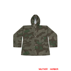 WWII German Reversible Splinter 31 Fall Camo Smock With Hood German Camo smock,German smock,German camo,Wehrmacht smock,Tan and water,german camouflage smock,WW2 uniforms,Marsh camo smock,Sumpfsmuster camo smock,german sniper smock