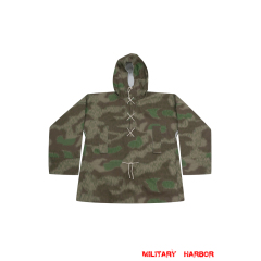 WWII German Reversible Marsh Sumpfsmuster 44 with Splinter Color Camo Smock With Hood German Camo smock,German smock,German camo,Wehrmacht smock,Tan and water,german camouflage smock,WW2 uniforms,Marsh camo smock,Sumpfsmuster camo smock,german sniper smock