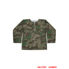 WWII German Reversible Splinter C 43 Camo Smock German Camo smock,German smock,German camo,Wehrmacht smock,Tan and water,german camouflage smock,WW2 uniforms,Marsh camo smock,Sumpfsmuster camo smock,german sniper smock