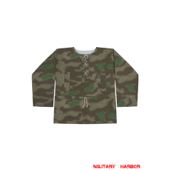 WWII German Reversible Marsh Sumpfsmuster 44 with Splinter Color Camo Smock German Camo smock,German smock,German camo,Wehrmacht smock,Tan and water,german camouflage smock,WW2 uniforms,Marsh camo smock,Sumpfsmuster camo smock,german sniper smock