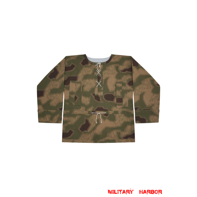 WWII German Reversible Marsh Sumpfsmuster 43 Camo Smock German Camo smock,German smock,German camo,Wehrmacht smock,Tan and water,german camouflage smock,WW2 uniforms,Marsh camo smock,Sumpfsmuster camo smock,german sniper smock