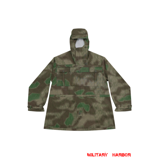 WWII German Reversible Splinter C 43 Camo Gebirgsjäger Anorak Smock WWII German smock,german camo smock,Gebirgsjäger uniforms,Gebirgsjäger smock,Gebirgsjäger Anorak,Anorak smock,Gebirgsjäger Anorak,Anorak smock,german camo Windbluse