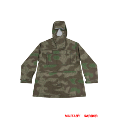 WWII German Reversible Marsh Sumpfsmuster 44 with Splinter Color Camo Gebirgsjäger Anorak Smock WWII German smock,german camo smock,Gebirgsjäger uniforms,Gebirgsjäger smock,Gebirgsjäger Anorak,Anorak smock,Gebirgsjäger Anorak,Anorak smock,german camo Windbluse