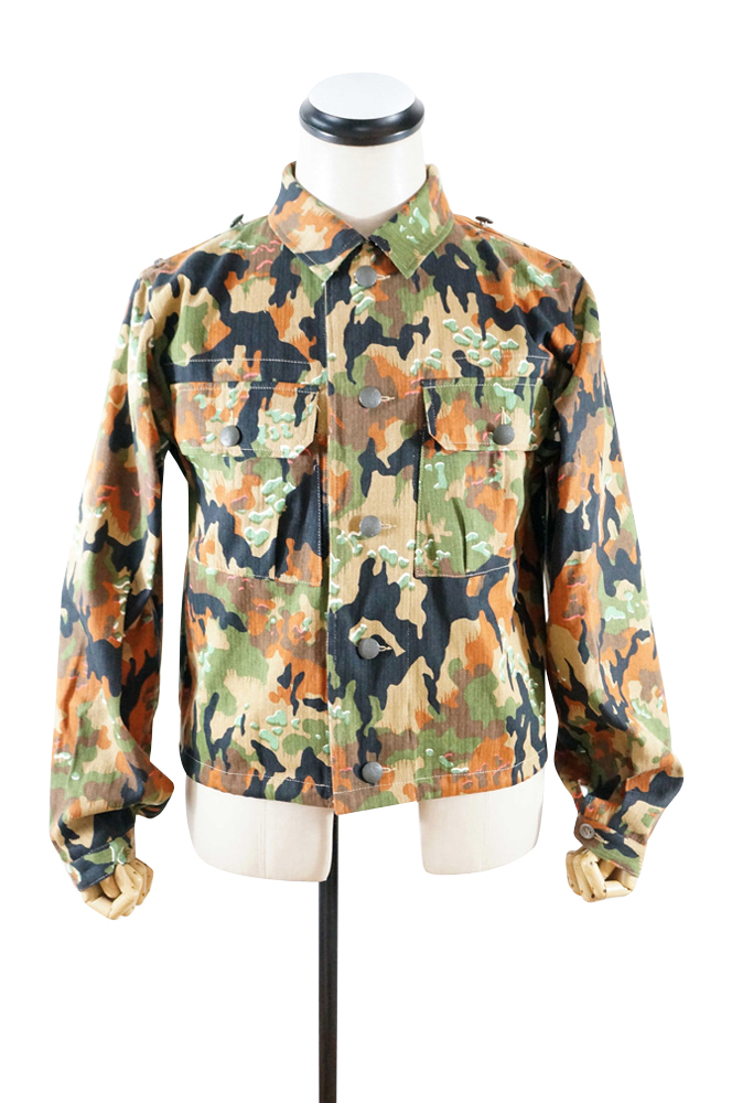 German Camo tunic,German uniforms,SS uniforms,Wehrmacht uniforms,leibermuster,german camouflage jacket,WW2 uniforms