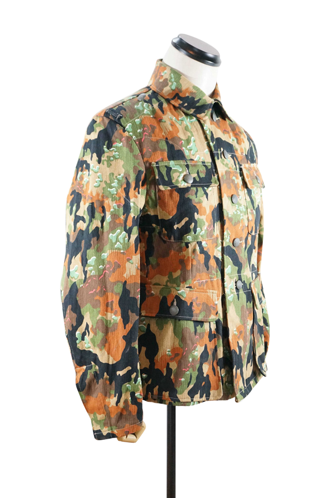 German Camo tunic,German uniforms,SS uniforms,Wehrmacht uniforms,leibermuster,german camouflage jacket,WW2 uniforms