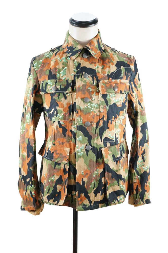 German Camo tunic,German uniforms,SS uniforms,Wehrmacht uniforms,leibermuster,german camouflage jacket,WW2 uniforms