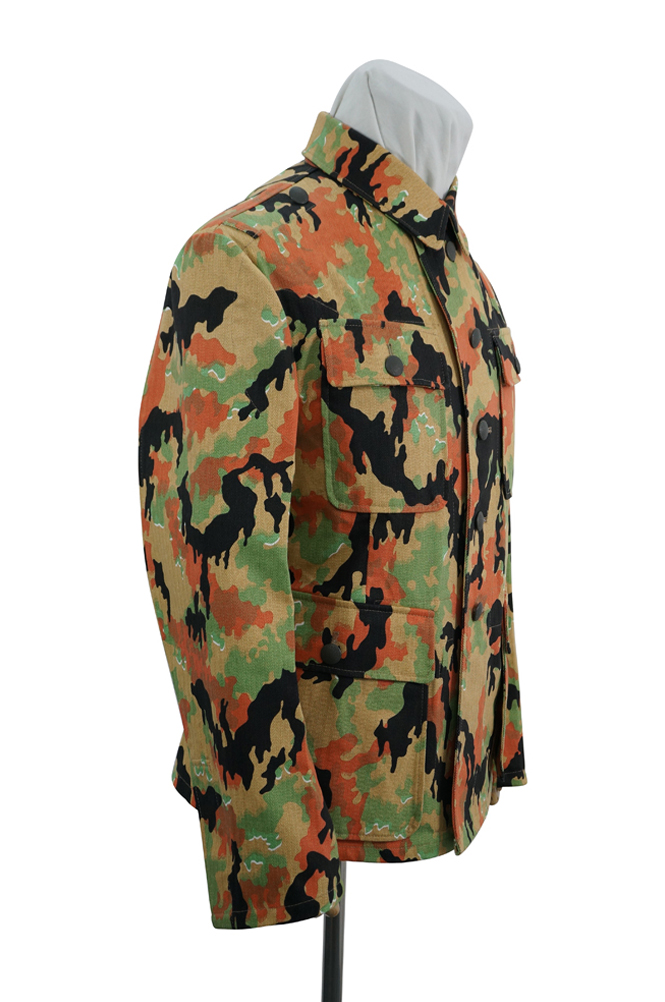 German Camo tunic,German uniforms,SS uniforms,Wehrmacht uniforms,leibermuster,german camouflage jacket,WW2 uniforms