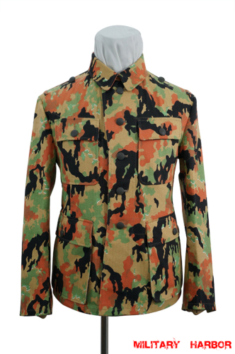 WWII German SS leibermuster camo M43 field tunic