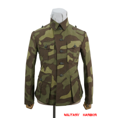 WWII German SS Italian camo M40 field tunic German Camo tunic,German uniforms,SS uniforms,Wehrmacht uniforms,italian,german camouflage jacket,WW2 uniforms