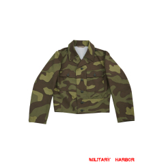 WWII German SS Italian camo M44 field tunic German Camo tunic,German uniforms,SS uniforms,Wehrmacht uniforms,italian,german camouflage jacket,WW2 uniforms