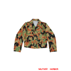 WWII German SS leibermuster camo M44 field tunic German Camo tunic,German uniforms,SS uniforms,Wehrmacht uniforms,italian,german camouflage jacket,WW2 uniforms