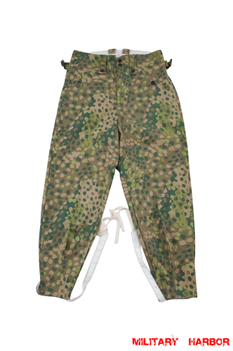 WWII German SS DOT 44 camo M43 field trousers
