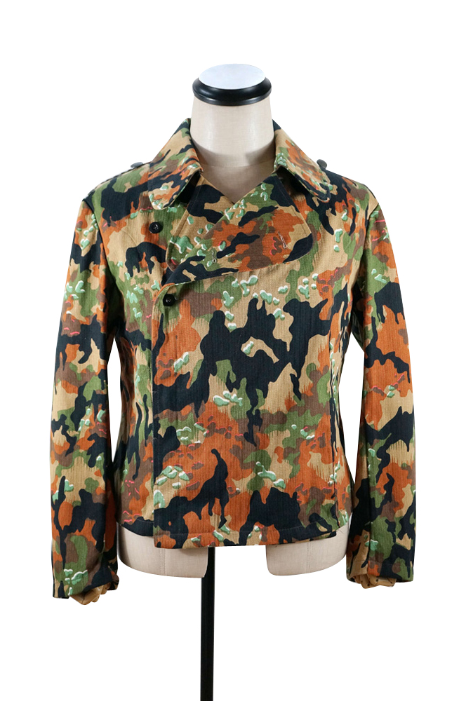 German Camo Panzer tunic,German panzer uniforms,SS uniforms,Wehrmacht uniforms,leibermuster,german camouflage jacket,WW2 uniforms