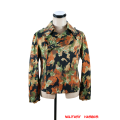 WWII German SS leibermuster 45 camo panzer wrap/jacket German Camo Panzer tunic,German panzer uniforms,SS uniforms,Wehrmacht uniforms,leibermuster,german camouflage jacket,WW2 uniforms