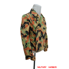 German Camo Panzer tunic,German panzer uniforms,SS uniforms,Wehrmacht uniforms,leibermuster,german camouflage jacket,WW2 uniforms