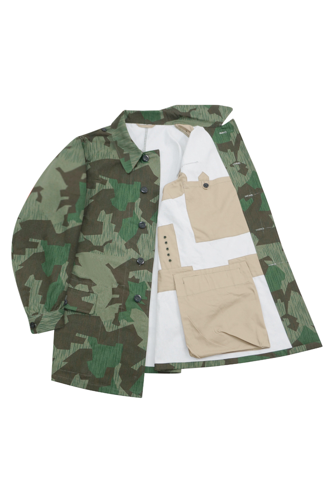 German Camo tunic,German uniforms,SS uniforms,Luftwaffe uniforms,Wehrmacht uniforms,Splinter B,german camouflage jacket,WW2 uniforms