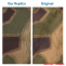 WWII German Luftwaffe Field Division Marsh Sumpfsmuster 43 Camo modified shortened smock II German Camo tunic,German uniforms,SS uniforms,Luftwaffe uniforms,Wehrmacht uniforms,Marsh Sumpfsmuster,german camouflage jacket,WW2 uniforms