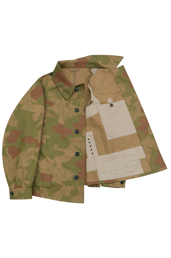 German Camo tunic,German uniforms,SS uniforms,Luftwaffe uniforms,Wehrmacht uniforms,Splinter B,german camouflage jacket,WW2 uniforms