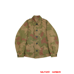 WWII German Luftwaffe Reversed Splinter B Camo modified shortened smock I German Camo tunic,German uniforms,SS uniforms,Luftwaffe uniforms,Wehrmacht uniforms,Splinter B,german camouflage jacket,WW2 uniforms