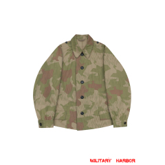 WWII German Luftwaffe Reversed Splinter B DAK/Tropical Camo modified shortened smock I German Camo tunic,German uniforms,SS uniforms,Luftwaffe uniforms,Wehrmacht uniforms,Splinter B,german camouflage jacket,WW2 uniforms