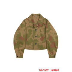 WWII German Luftwaffe Reversed Splinter B Camo modified shortened smock II German Camo tunic,German uniforms,SS uniforms,Luftwaffe uniforms,Wehrmacht uniforms,Splinter B,german camouflage jacket,WW2 uniforms
