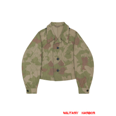 WWII German Luftwaffe Reversed Splinter B DAK/Tropical Camo modified shortened smock II German Camo tunic,German uniforms,SS uniforms,Luftwaffe uniforms,Wehrmacht uniforms,Splinter B,german camouflage jacket,WW2 uniforms