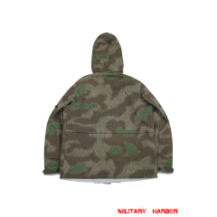 German Camo tunic,German uniforms,SS uniforms,Wehrmacht uniforms,WW2 uniforms,Marsh Sumpfsmuster 44 with Splinter,WW2 camo,WWII camo,WW2 German camouflage,WWII German camouflage,German Camo Uniform,winter parka