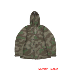 WWII German Reversible Winter Parka in Marsh Sumpfsmuster 44 with Splinter Color German Camo tunic,German uniforms,SS uniforms,Wehrmacht uniforms,WW2 uniforms,Marsh Sumpfsmuster 44 with Splinter,WW2 camo,WWII camo,WW2 German camouflage,WWII German camouflage,German Camo Uniform,winter parka
