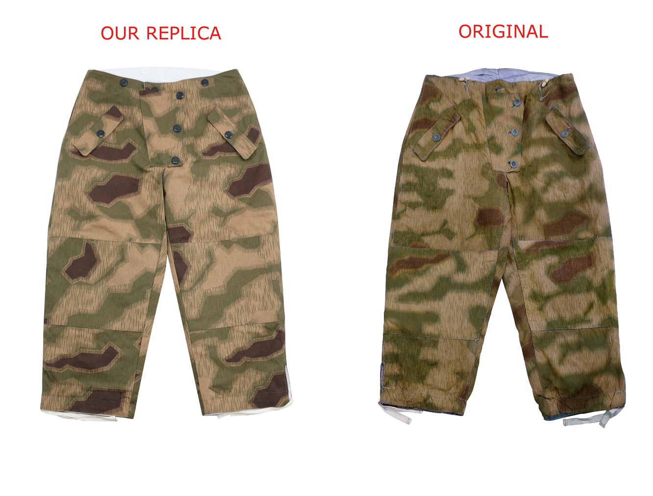 German Camo trousers,German uniforms,SS uniforms,Wehrmacht uniforms,WW2 uniforms,Marsh Sumpfsmuster 43,WW2 camo,WWII camo,WW2 German camouflage,WWII German camouflage,German Camo Uniform,winter parka