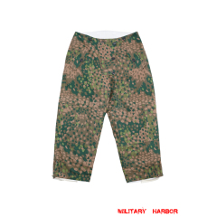 WWII German Reversible Winter Trousers in Dot Camo German Camo trousers,German uniforms,SS uniforms,Wehrmacht uniforms,WW2 uniforms,DOT,WW2 camo,WWII camo,WW2 German camouflage,WWII German camouflage,German Camo Uniform,winter parka