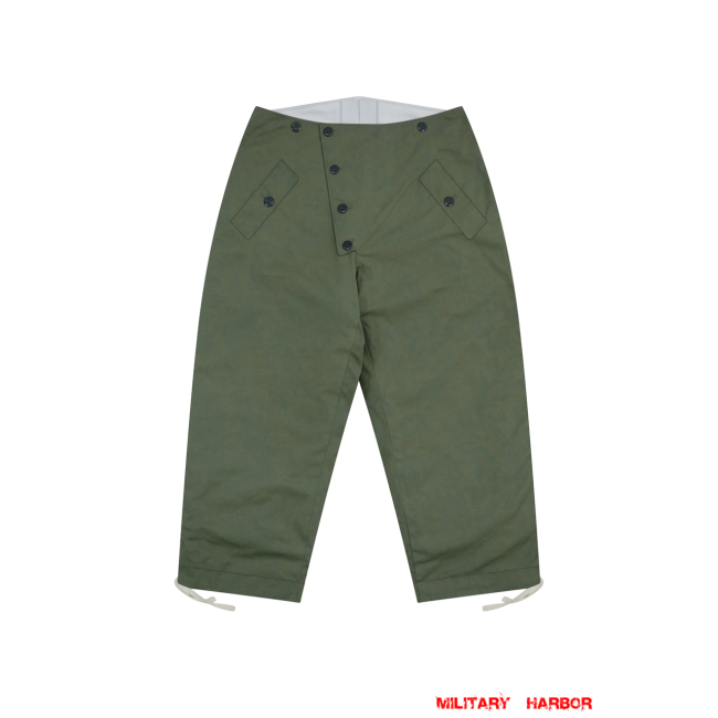 WWII German Heer Reversible Winter Trousers 1st Pattern Green German Camo trousers,German uniforms,SS uniforms,Wehrmacht uniforms,WW2 uniforms,DOT,WW2 camo,WWII camo,WW2 German camouflage,WWII German camouflage,German Camo Uniform,winter parka